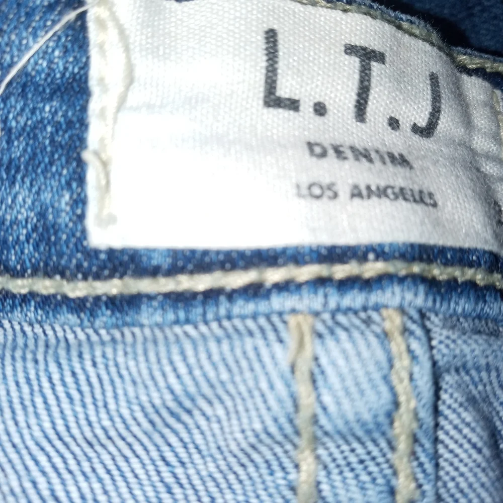 L.T.J.  Letter to Juliet Siena hi rise crop raw edge jeans